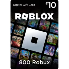 Roblox Tarjeta De Regalo 800 Rbux - Entrega Rápida