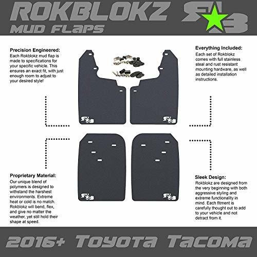Rokblokz Guardabarros Para Toyota Tacoma - Se Ajusta 2016+ M Foto 2