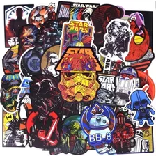 Star Wars 100 Calcomanias Stickers Pvc Contra Agua E Gratis