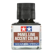 Tamiya 87132 Gundam Panel Line Accent Color 40ml Brown !!