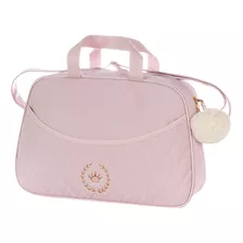 Bolsa Maternidade Com Trocador G Rosa - Coleção Glamour