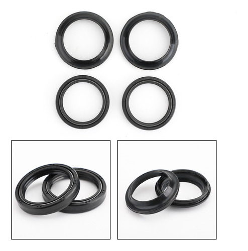 4 Tenedor Sello Kit De Retenes 43mm Para Suzuki Honda Foto 7