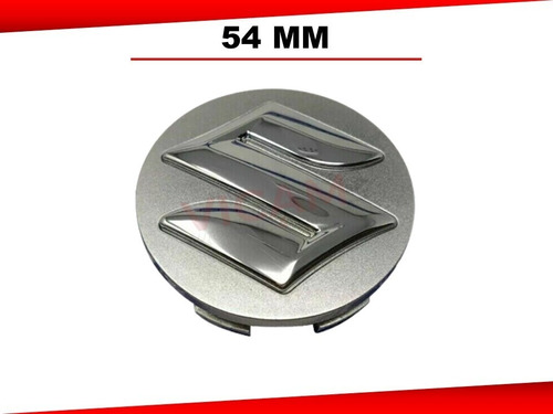 Par De Centros De Rin Suzuki Sx4 07-14 Gris/crom 54 Mm Foto 2