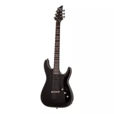 Guitarra Eléctrica Schecter Hellraiser C-1 De Caoba Gloss Black Con Diapasón De Palo De Rosa