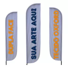 Bandeira Wind Banner Personalizada Dupla Face Wind Flag