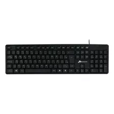 Teclado Com Fio Cabo Usb Mn8236 107 Teclas Preto 1,5 Metros