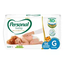 Personal Baby Premium Protection - Tam: G - Com 56 Fraldas