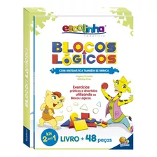 Com Matemática Também Se Brinca:blocos Lógicos(escolinha T), De Finzetto, Virgínia & Mônica Pina. Editora Todolivro Distribuidora Ltda., Capa Mole Em Português, 2019