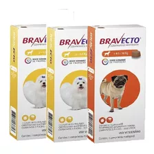 Bravecto Combo 2 Unid 2 A 4,5 Kg + 1 Unid 4,5 A 10 Kg