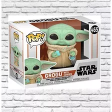 Figura Funko Grogu W/ Cookie The Mandalorian Star Wars #465