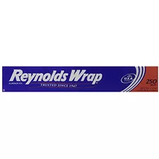 Papel Aluminio Reynolds, 2 Rollos, 250 Pies 