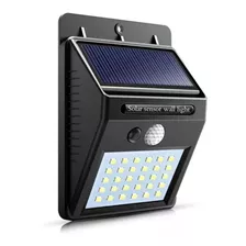 Foco 30 Led Solar Con Sensor Movimiento Exterior E Interior