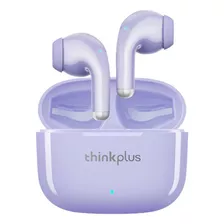 Audífonos Inalámbricos In-ear Lenovo Thinkplus Lp40 Pro Viol Color Violeta Color De La Luz Blanco