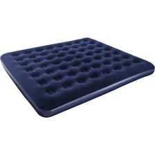 Colchón Inflable Bestway 2 Plazas Color Azul Hasta 295kg De 152cm X 203cm X 22cm