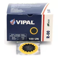 Remendo Redondo Vipal Estrela 30mm Para Câmara De Ar Bike