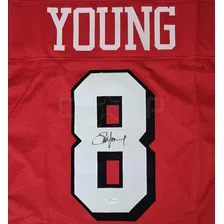 Jersey Autografiado Steve Young San Francisco 49ers 90's Cs
