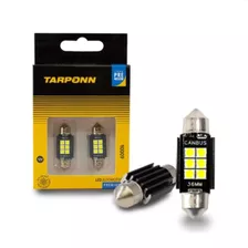 Par Lampada Led Torpedo Canbus Premium 36mm 12v 6000k Tarpon