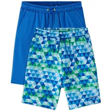 Short 2 Piezas Para Niño Azul Eddie Bauer Talla Xl (18/20)