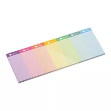 Planner De Mesa Semanal Colorido Pastel Enjoy 54 Fls - Brw