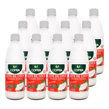 Kit 12 Leite De Coco Copra Tradicional Culinário Pet 500ml