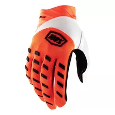 Luva 100% Airmatic 22 Motocross Cor Laranja Tamanho G