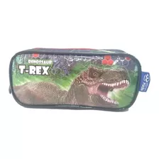 Estojo Escolar Infantil Dinossauro T-rex