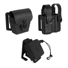 Kit Porta Carregador Algema Tab Lock + Fiel Bélica Preto