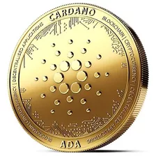 Moneda Fisica / Souvenir Ada Cardano Alto Detalle Original