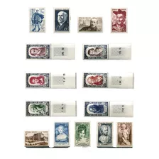 Francia Año 1950 Completo Mnh 15 Sellos Estampillas