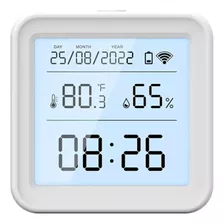 Sensor Temperatura Umidade Wifi Tuya Alexa Siri Google Home