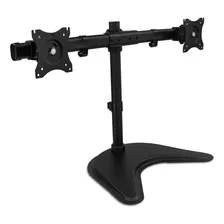 Mount-it! Soporte Para Dos Monitores Lcd De Escritorio, Ajus Color Negro