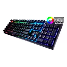 Teclado Gamer Xpg Infarex K10 Rgb Qwerty Usb Inglés Us Negro