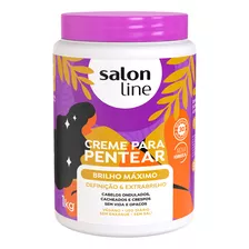 Creme Para Pentear Cabelo Brilho Máximo Salon Line 1kg