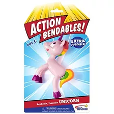 Nj Croce Action Bendables Unicorn 4 Inch Bendable Action Fi