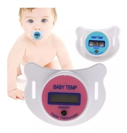 Chupete Termómetro Digital Para Bebes Niños Uso Facil 