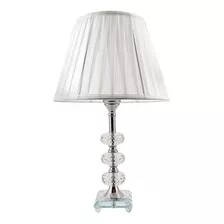 Abajur Cristal Luminária Para Quartos Salas 47cm Interruptor Cor Da Estrutura 511