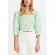 Camisa Mujer Estampada Verde Levis A3378-0001