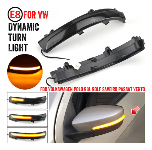 Direccional Secuencial Led Humo Vw Jetta Mk6 C/envo  Foto 4