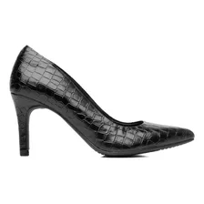 Zapatilla De Tacón Flexi Mujer Tipo Cocodrilo - 104501