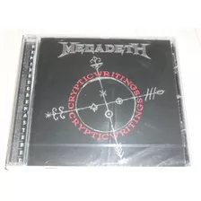 Cd Megadeth - Cryptic Writings (europeu Remaster) Lacrado