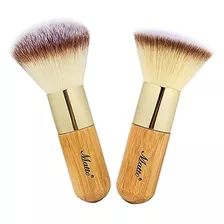 Juego De Brochas De Maquillaje Matto, 2 Piezas, Colorete Fac