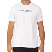 Camiseta Rip Curl New Icon Sm23 Masculina Branco