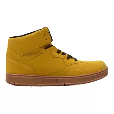 Tenis Bota Casual Color Camel Para Caballero