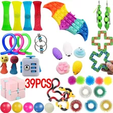 39pcs Fidget Toy Packs, Conjunto De Brinquedos Sensorial Fid