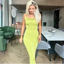 Vestido Verde Limon