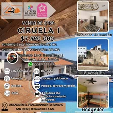 Venta Casa Ciruela I En Una De Las Zonas Más Altas Con 4 Habitaciones Y Baño Principal. Alberca Climatizada Con Jardín Enorme En Vistas Ponorámicas En Fracc Rancho San Diego Ixtapan De La Sal