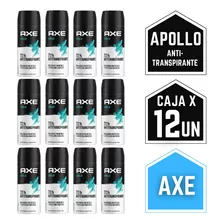 Desodorante Axe Fragancia Apollo Antitranspirante Pack X12