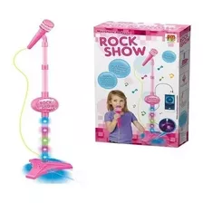 Microfone Para Criança Infantil Com Pedestal Importado Mp3