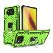 Funda Para Poco X3 Pro / Nfc Cool Armor + Mica De Cristal 