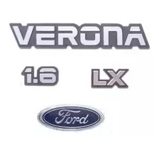 Kit Emblemas Ford Mala Verona 1.6 Lx